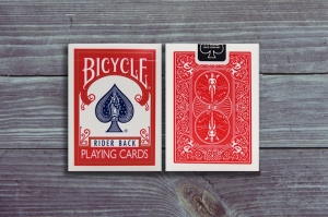 Bicycle Rider Back Red
