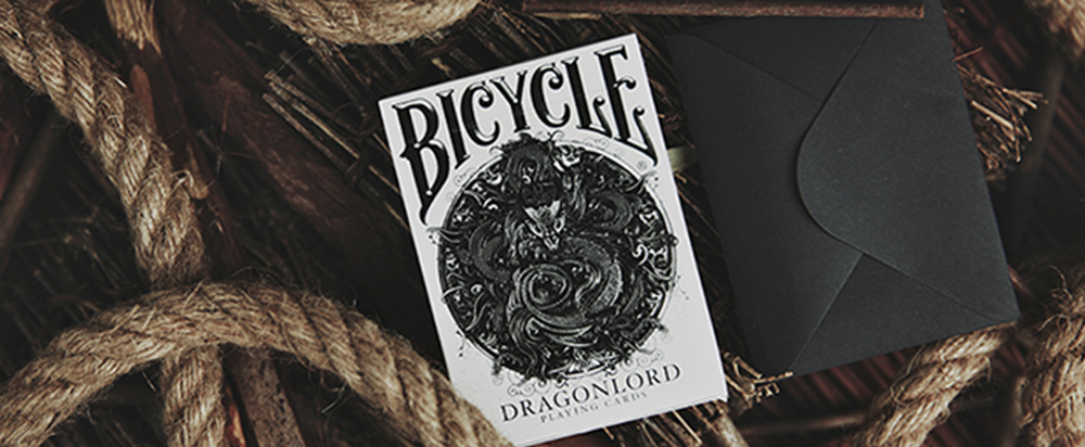 Bicycle Dragonlord White Edition (Includes 5 Gaff Cards)